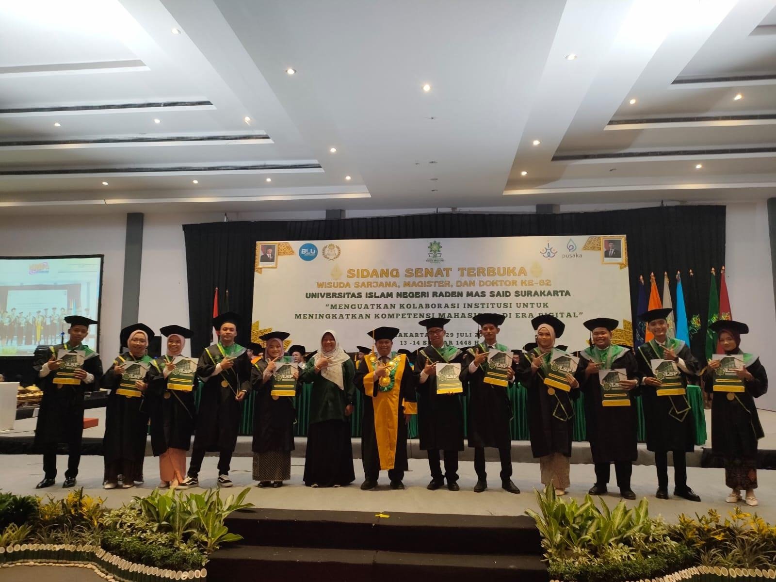Lulusan Mazawa UIN Raden Mas Said Surakarta Raih Predikat Wisudawan Terbaik Universitas dan Sertifikasi Kompetensi BNSP